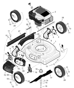 Part Location Diagram of F-000417L Murray Instruction Book